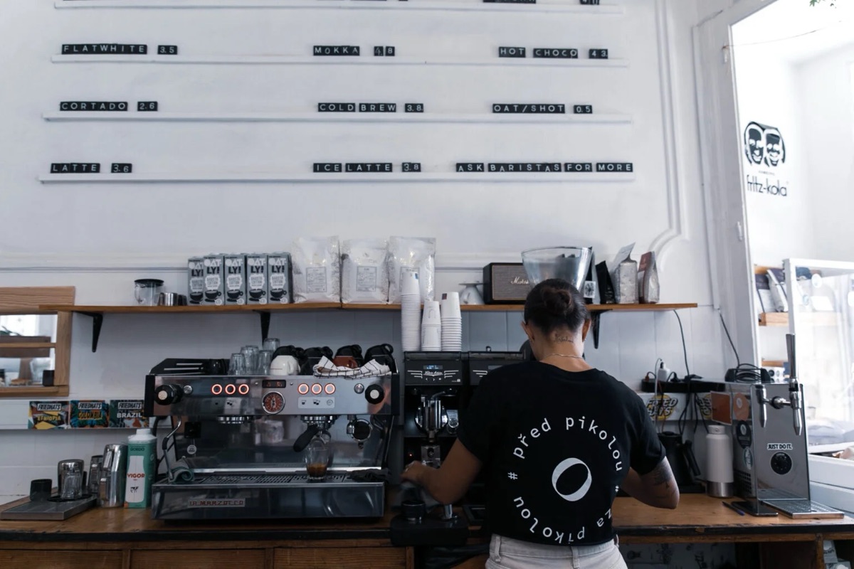Counter of Buna Specialty Coffee Shop
