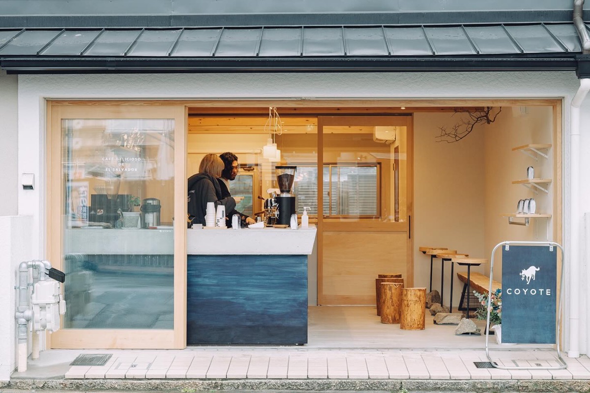 Exterior of COYOTE Roastery