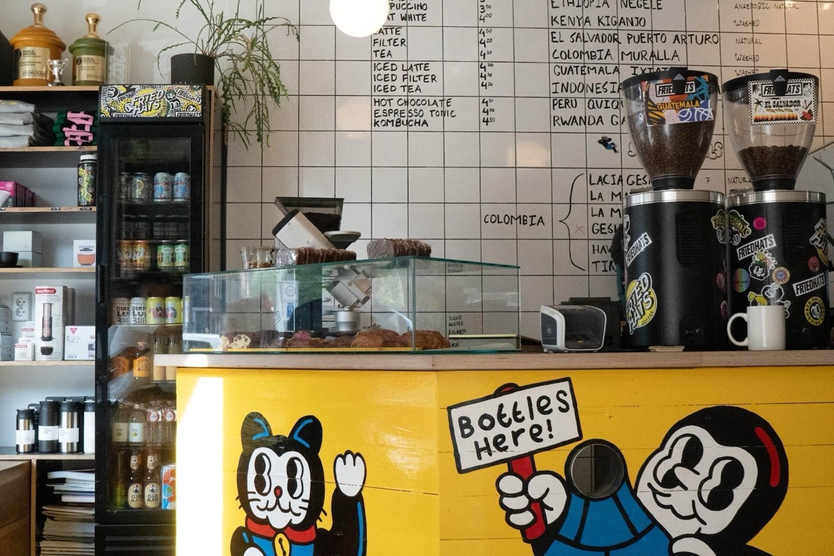 Interior of Friedhats FUKU Café