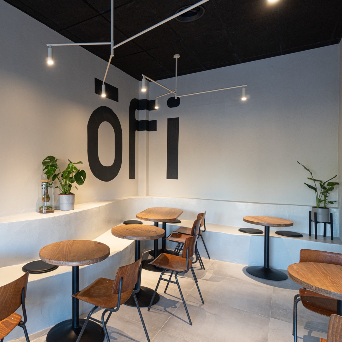 Interior of Ōfi Café