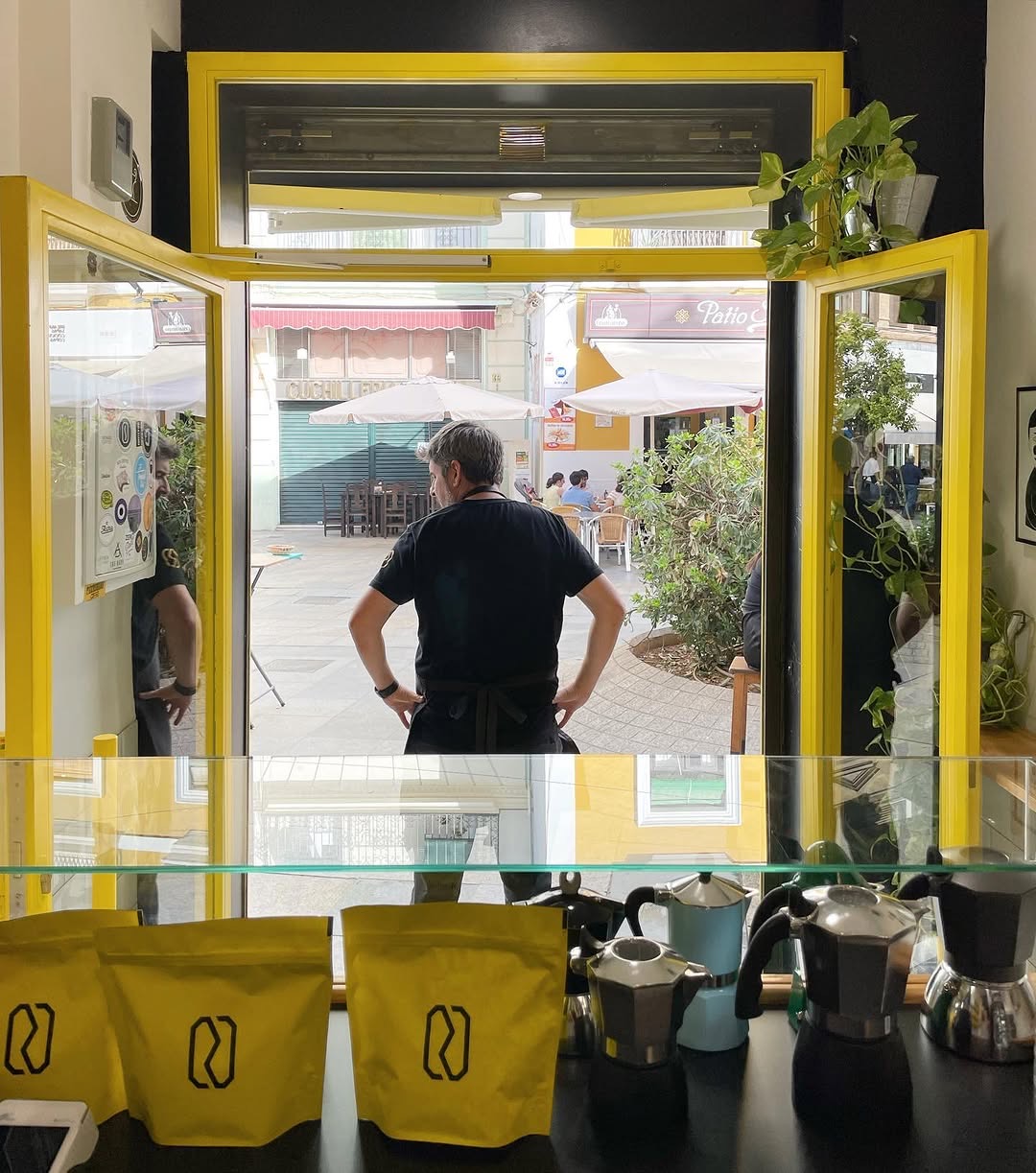 Interior of Virgen Coffee